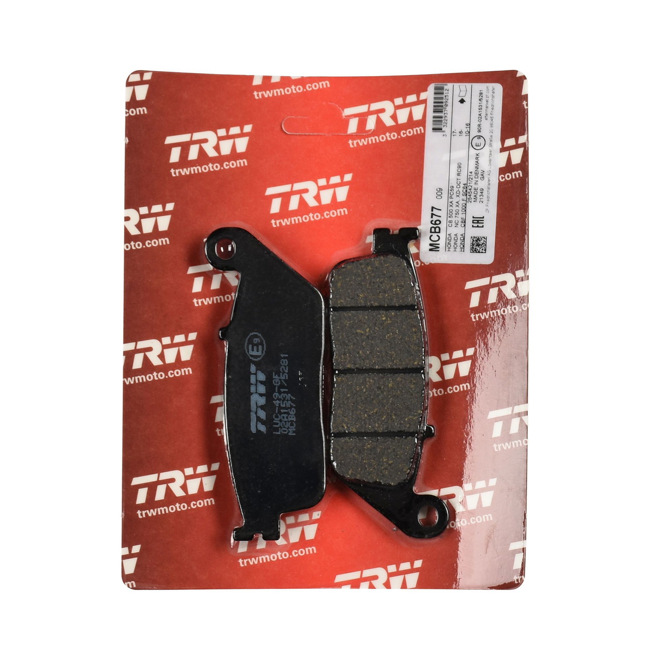 TRW Bremsbelag organisch