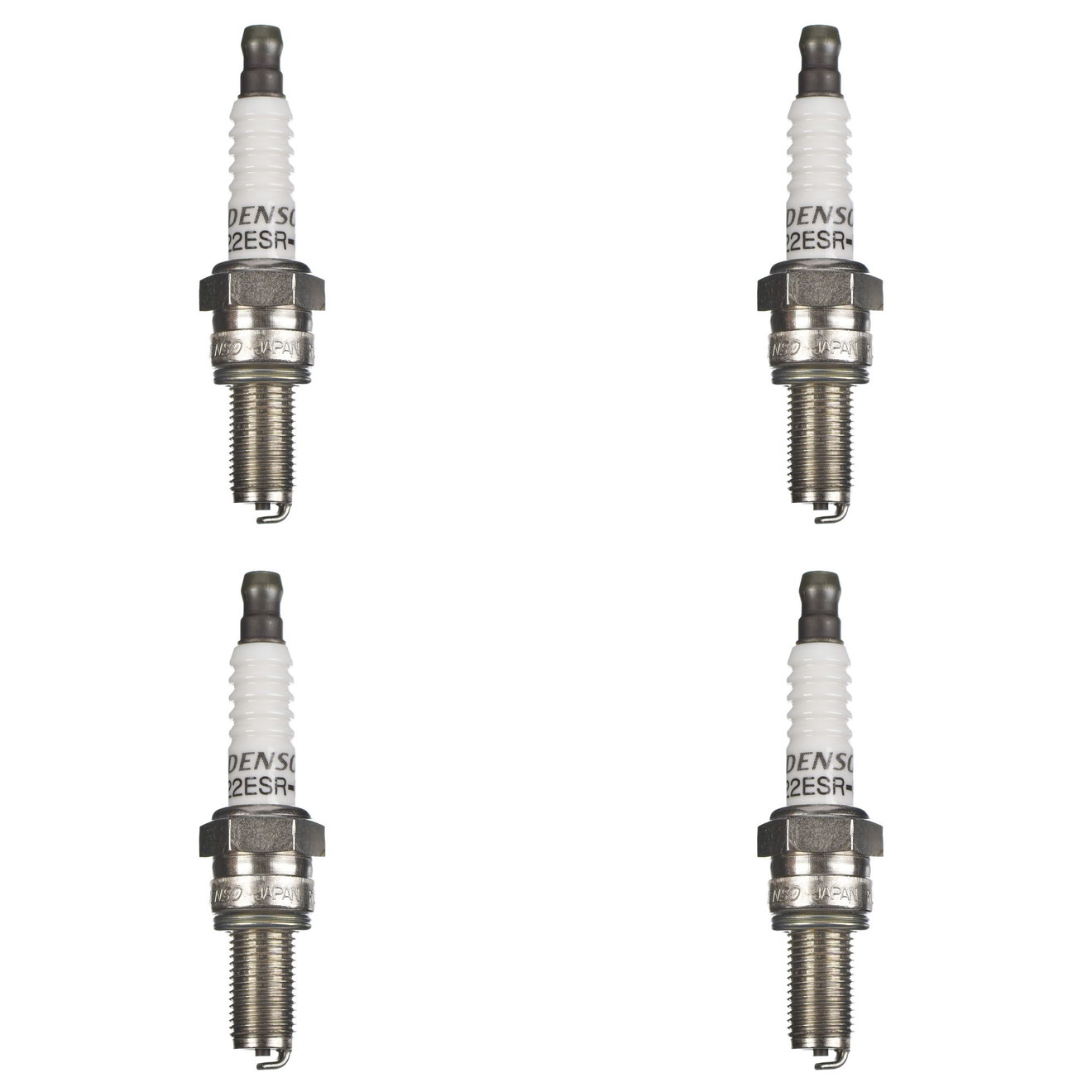 DENSO Zündkerze U22ESR-NB m. fester Mutter 4er Set