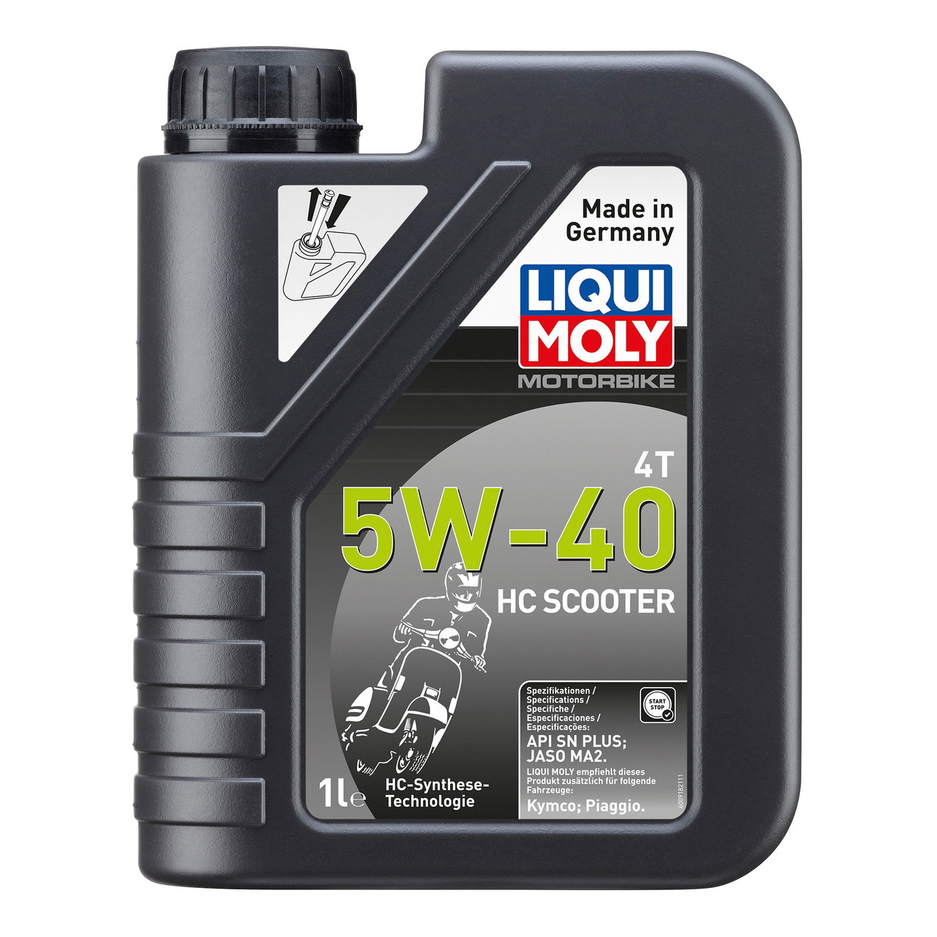 LIQUI MOLY Motoröl Motorbike 4T 5W-40 HC Scooter 1l