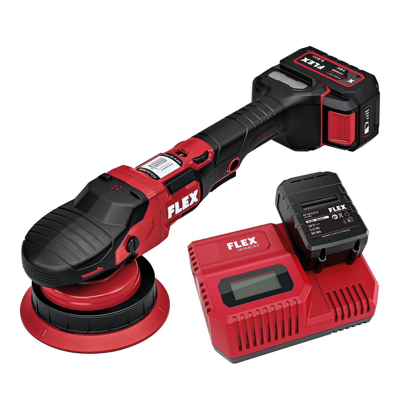 Polisseuse Akku Flex XCE Excentrique 18V Kit entraînement forcé
