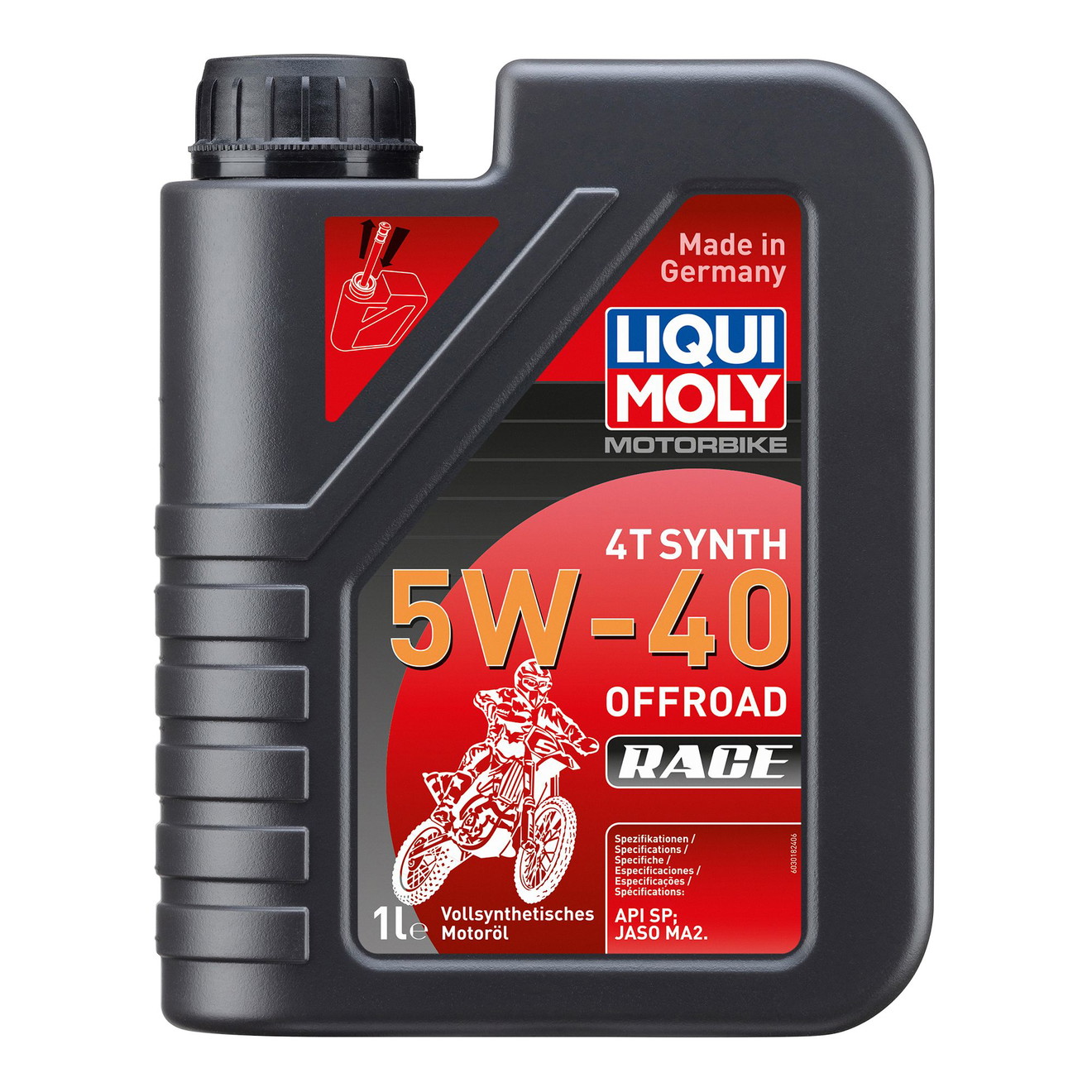 LIQUI MOLY Motoröl Motorbike 4T Synth 5W-40 Offroad Race 1l