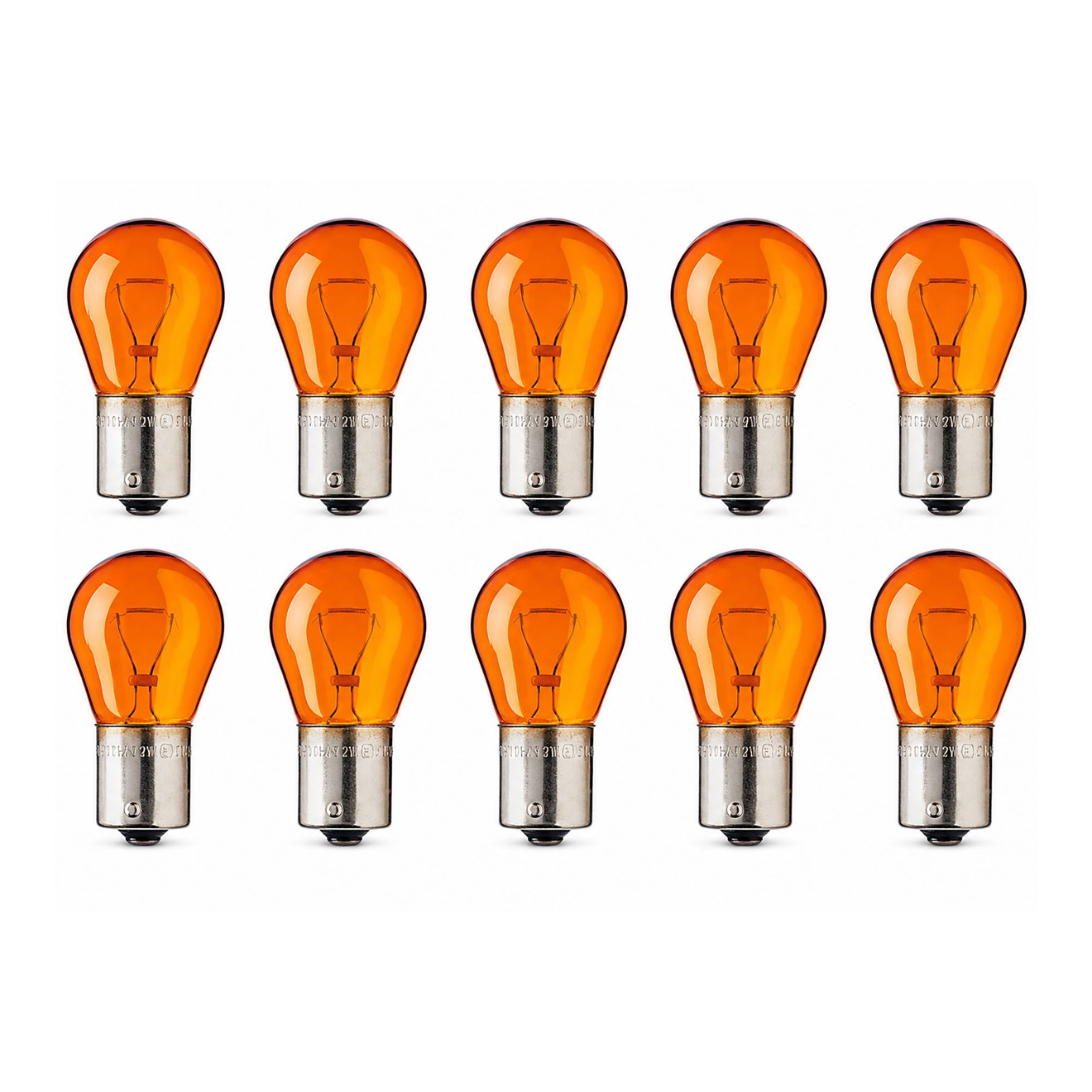 Flösser Lampen 12V 21W BA15s orange VPE10