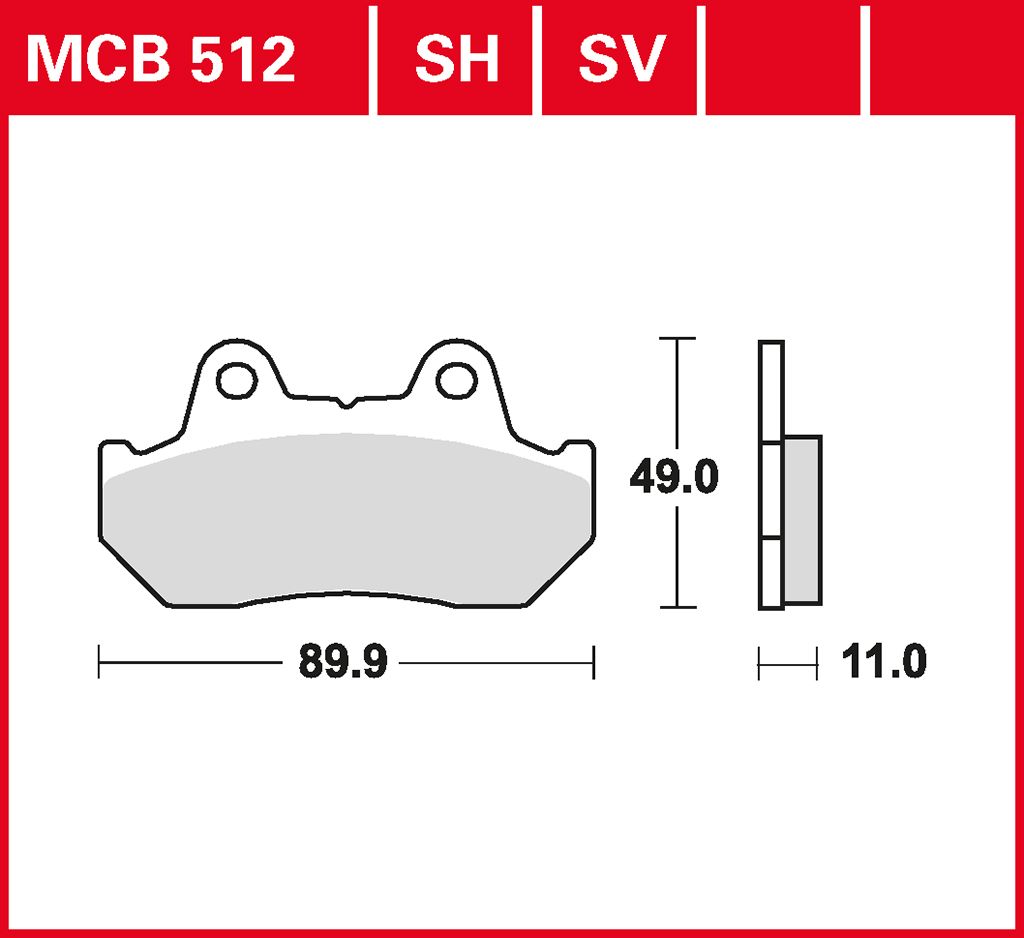 TRW Bremsbelag Sinter Street