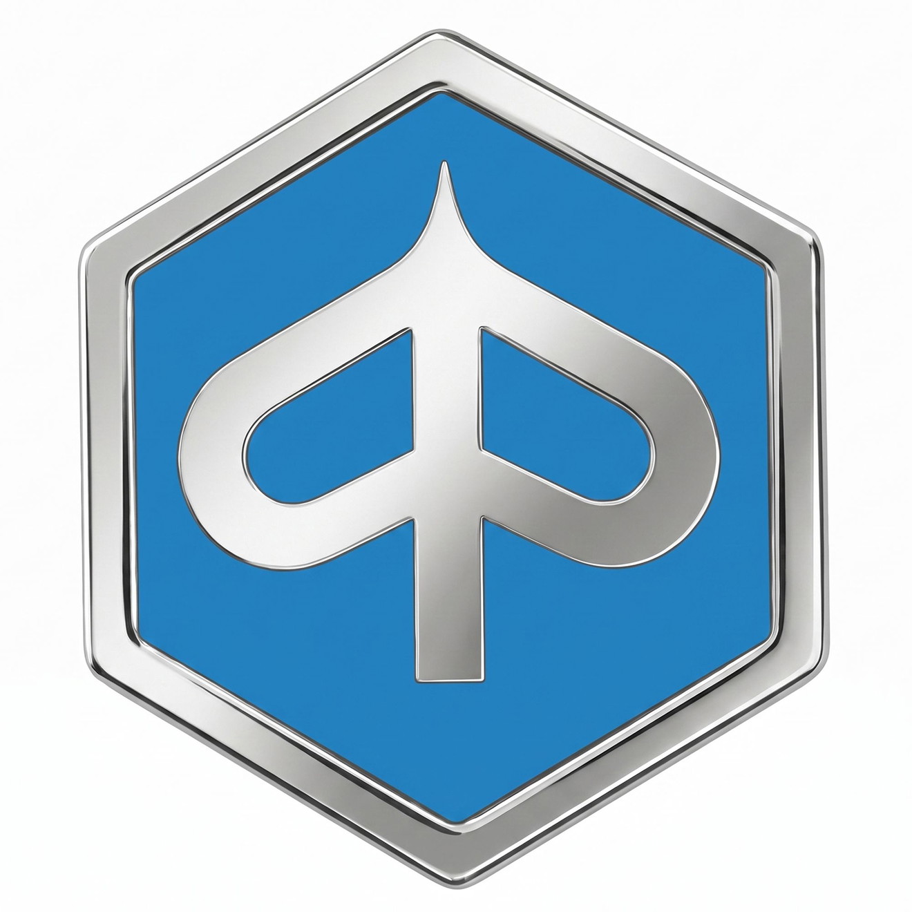 Piaggio Emblem Plastik anklippbar 35mm