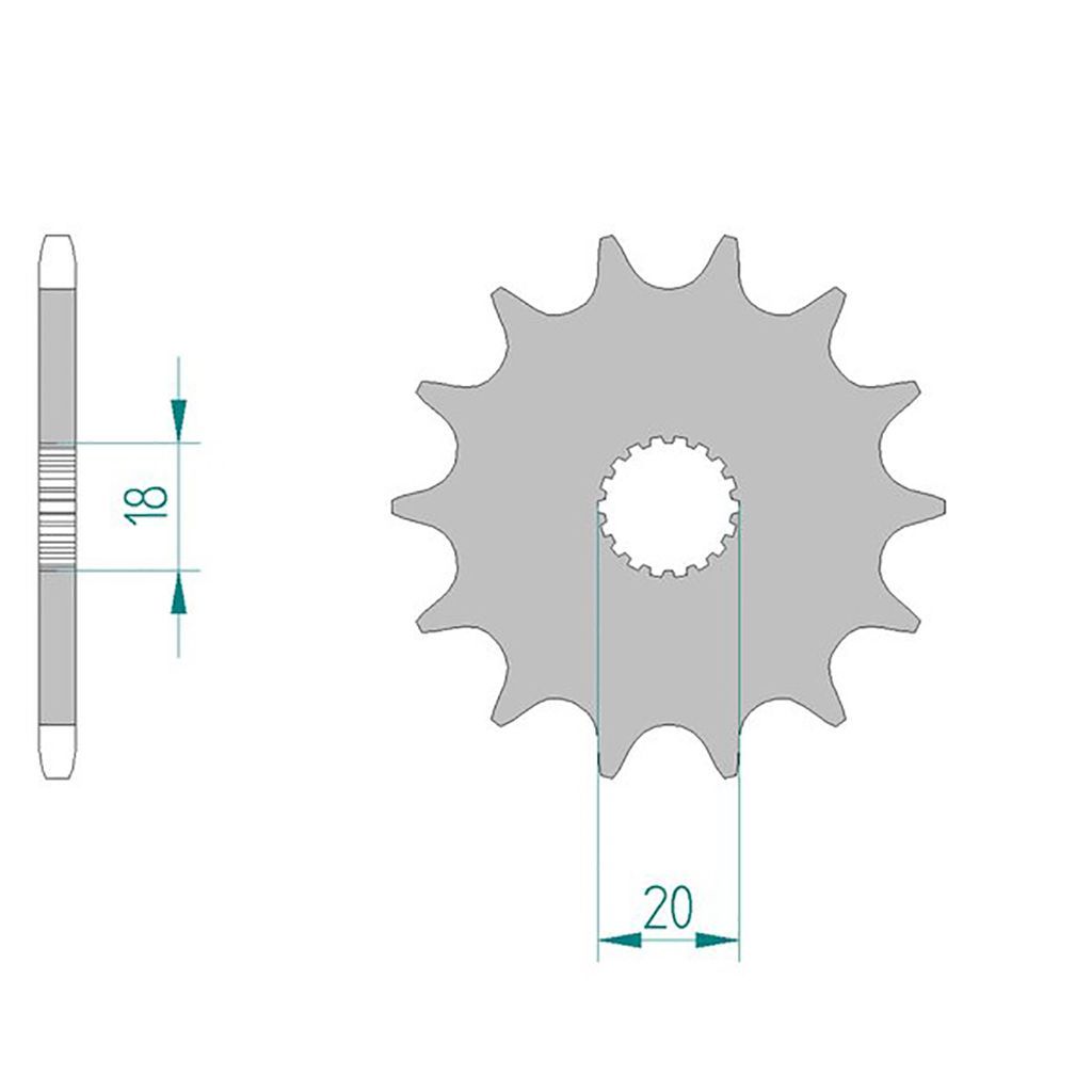Esjot Ritzel 61300-15 #520 15 Zähne