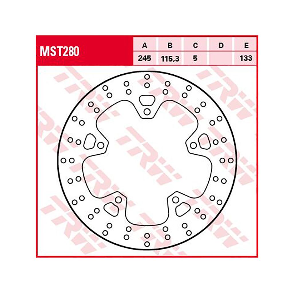 TRW Bremsscheibe MST280