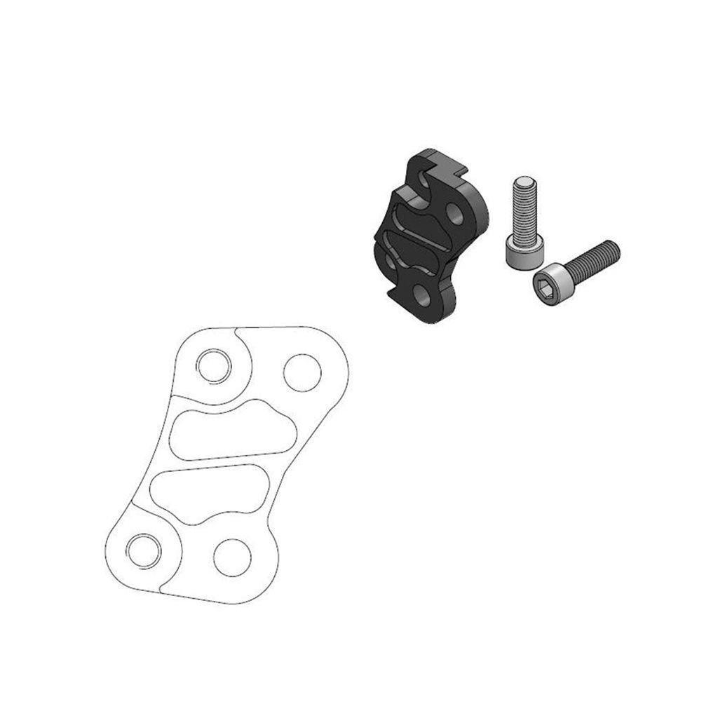 Moto-Master Bremssattel-Adapter Oversize MX 260 mm Ø
