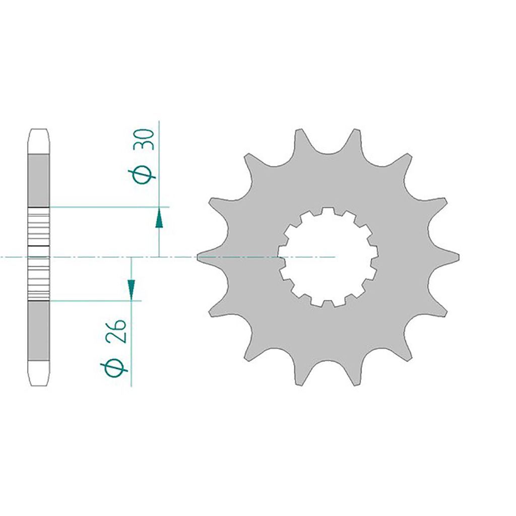 Esjot Ritzel 88600-19 #525 TRI 800/865 19 Zähne