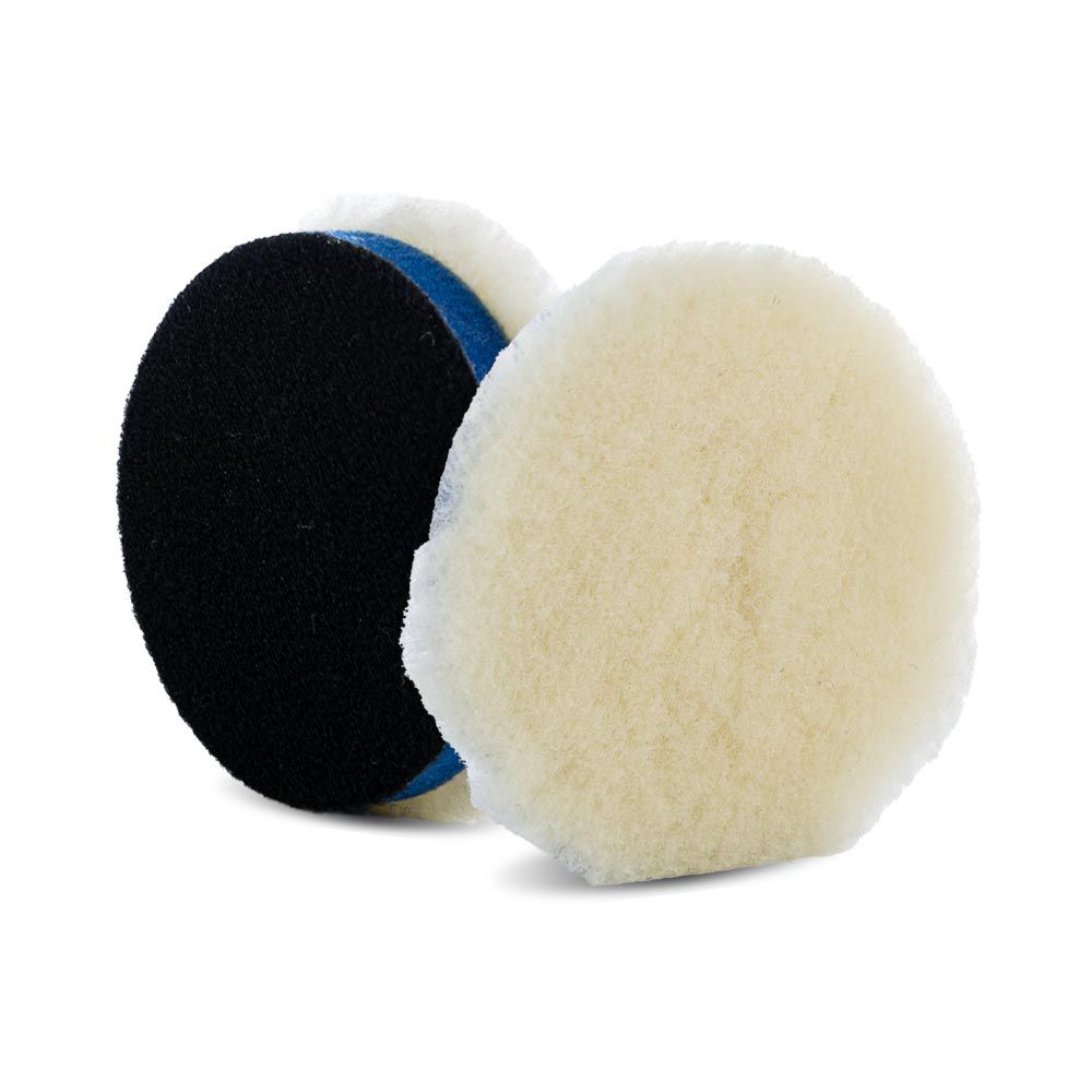 Lake Country Polierpad 80mm Lambswool met Interface 22mm Ø 75/80mm