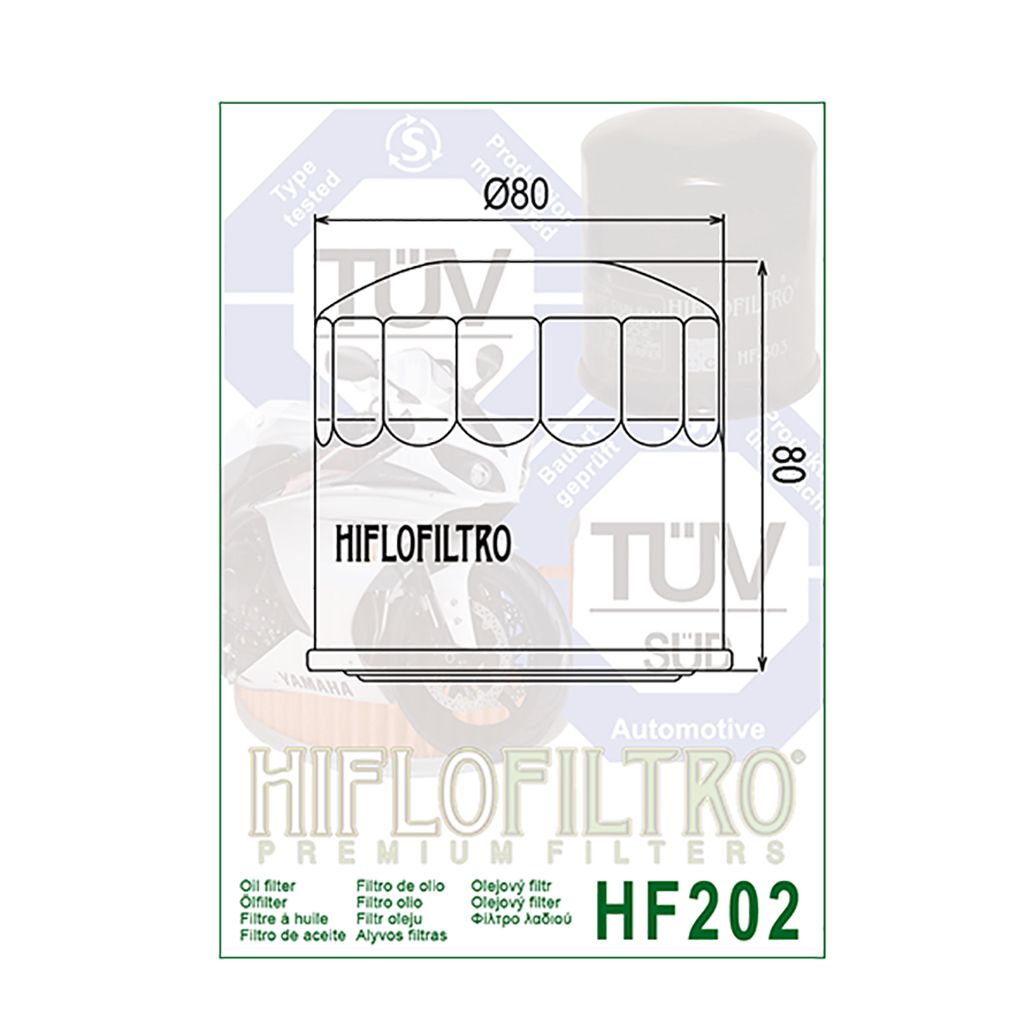 Hiflo Ölfilter Schwarz