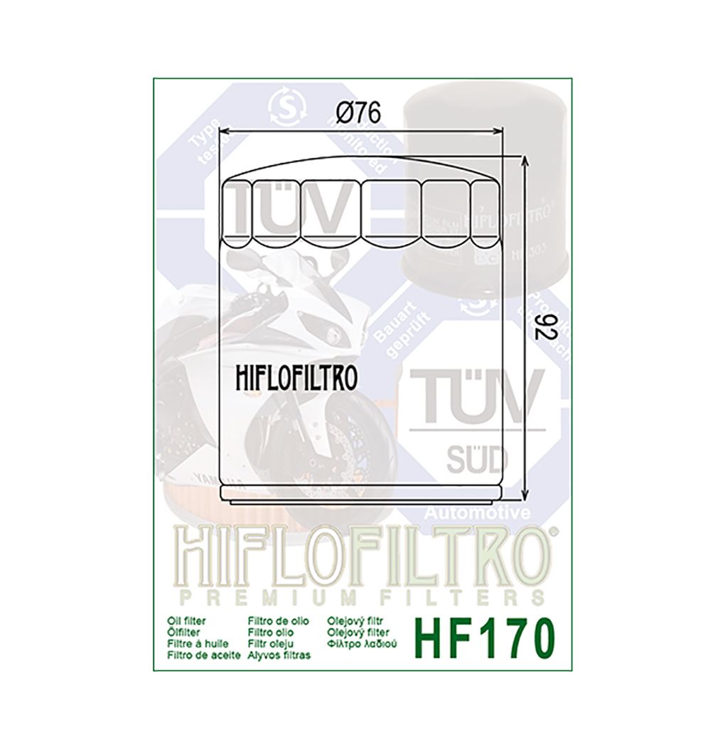 Hiflo Ölfilter Chrom