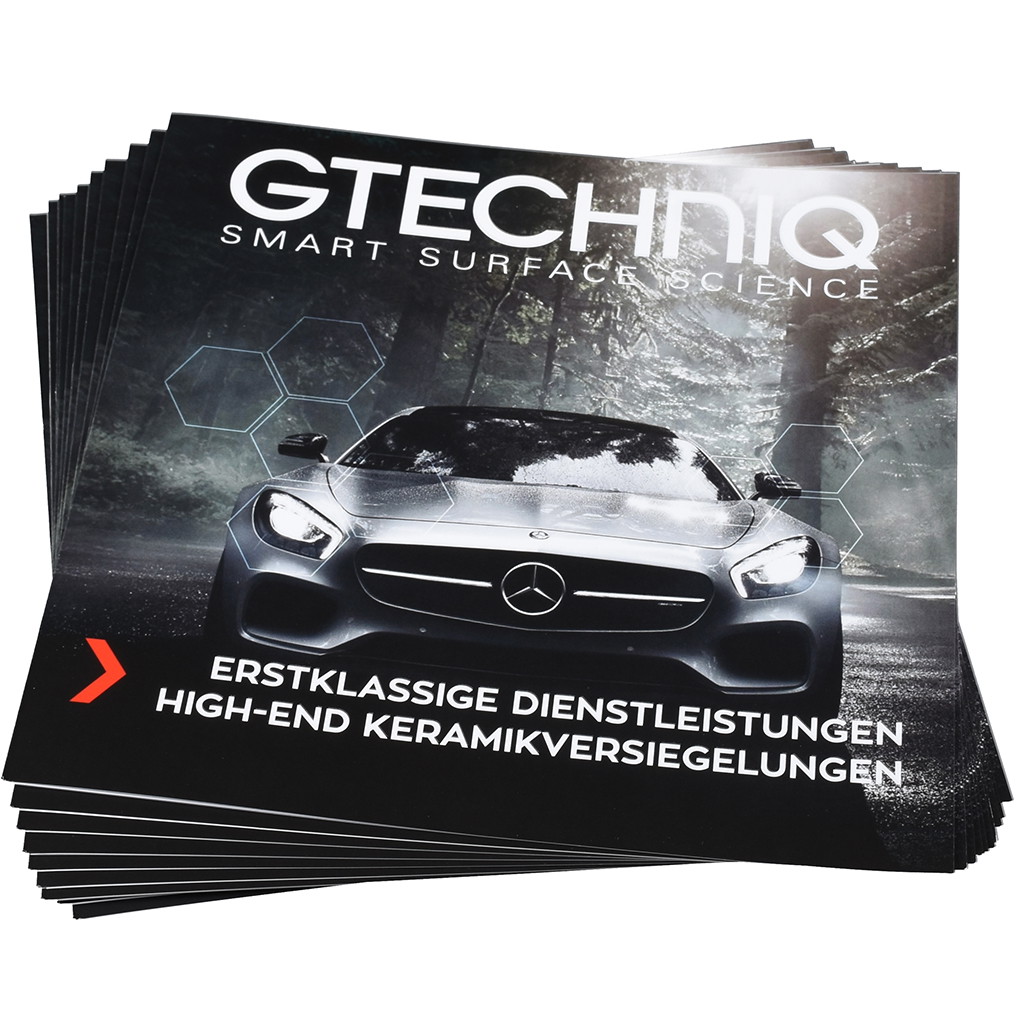 Gtechniq brochures "Gtechniq Services & Crystal Serum Ultra" 25 stuks
