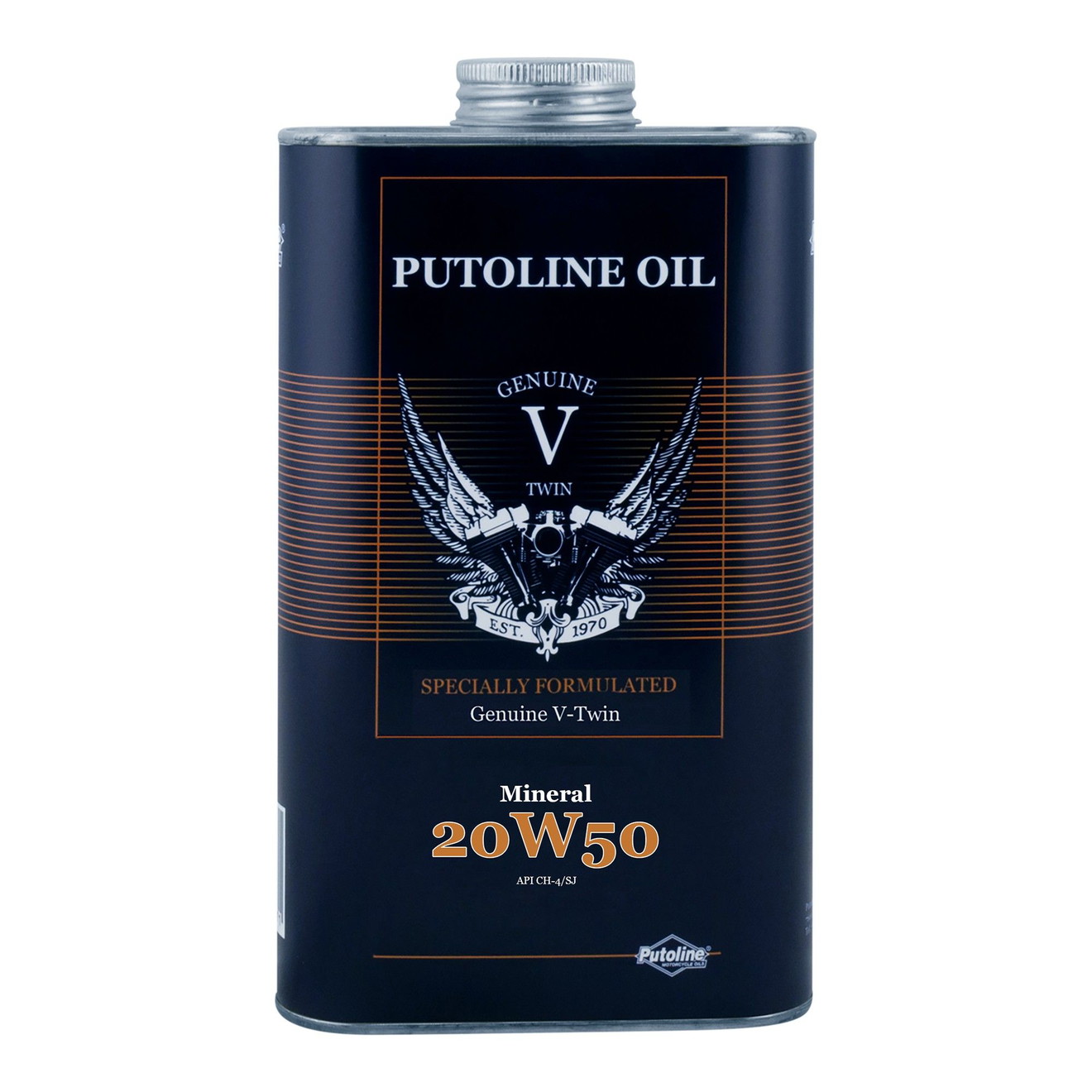 Putoline Motoröl 20W50 Genuine V-Twin Mineral 4T 1L