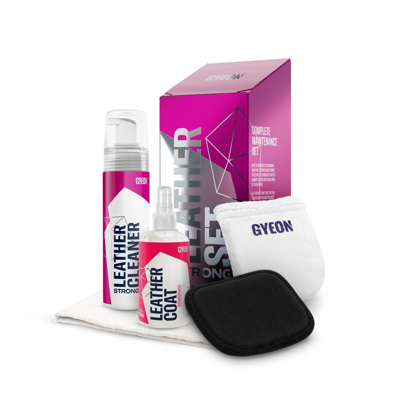 GYEON Q2M LeatherSet Strong krachtig lederverzorgingsset 200ml