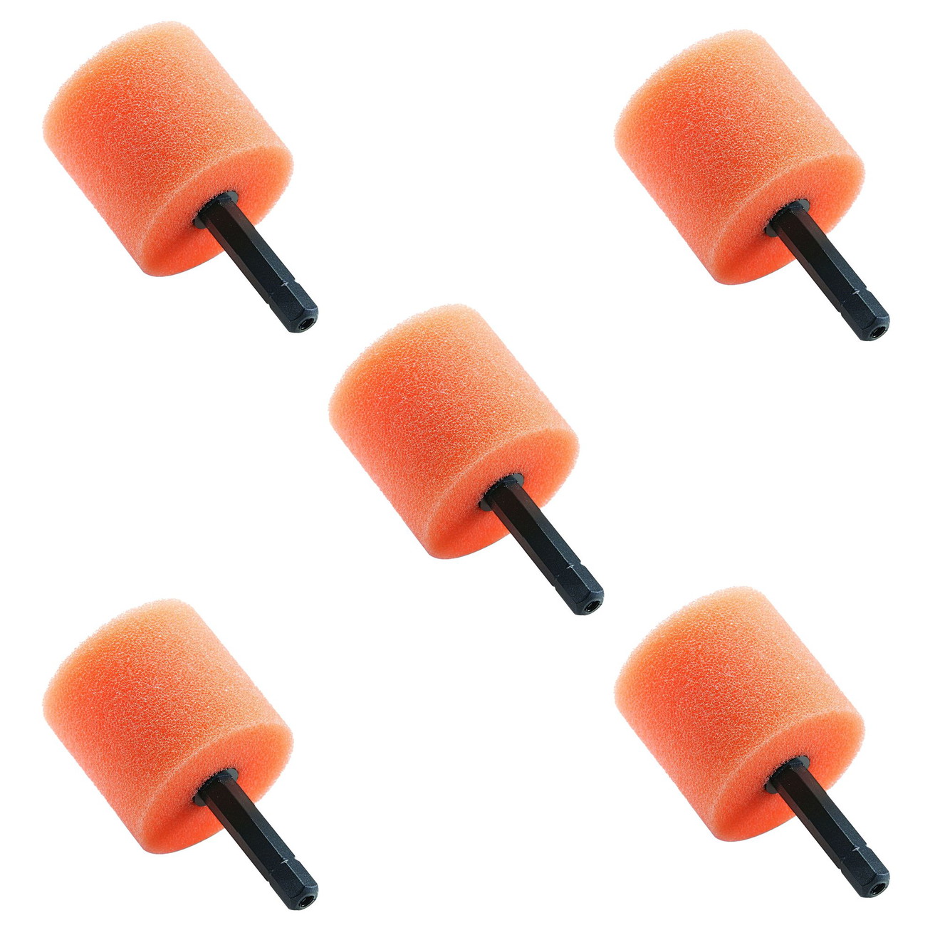 Flex polijstschuim cilinder finish 1/4 Hex Bit opname VE5