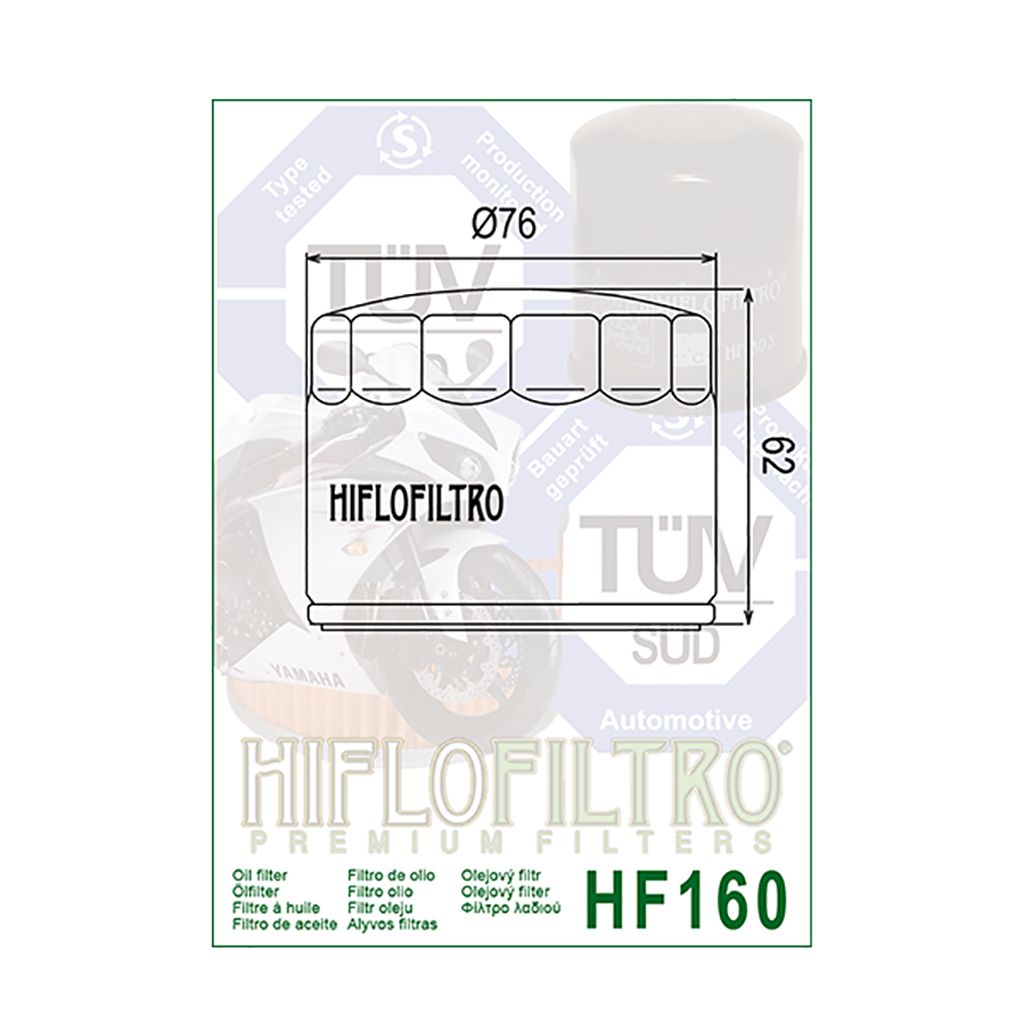 Hiflo Ölfilter Schwarz