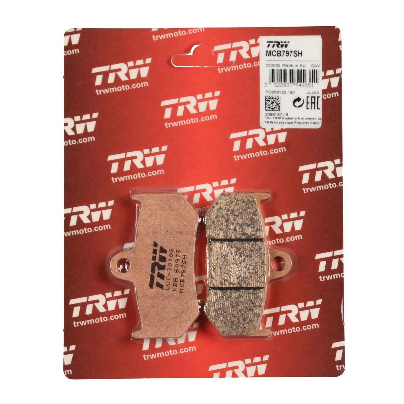 TRW Bremsbelag Sinter Street