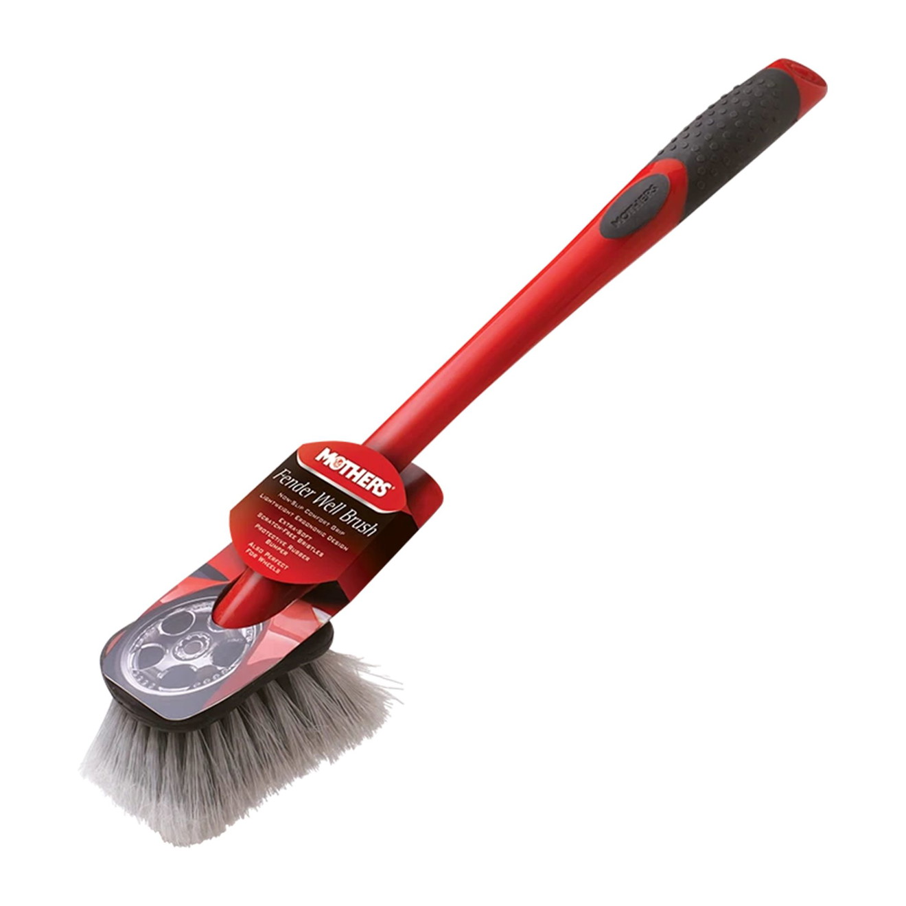 Mothers Contoured Wheel Arch Fender Well Brush - Lange Reinigingsborstel