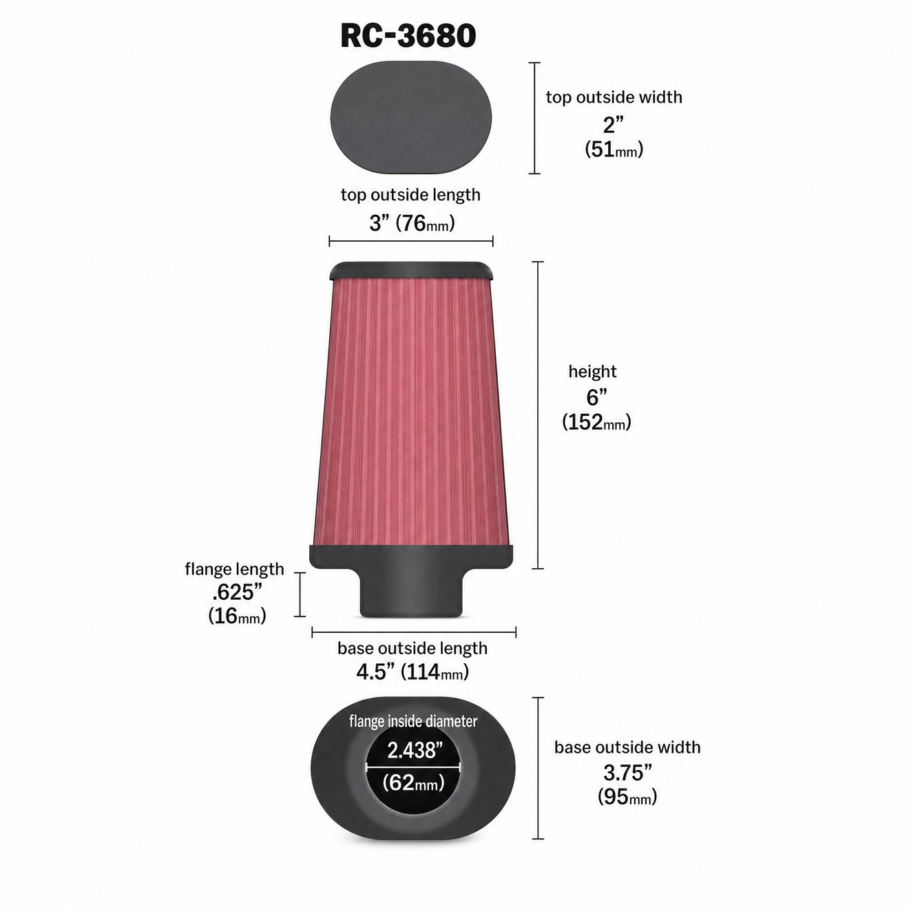 K&N Racing Luftfilter