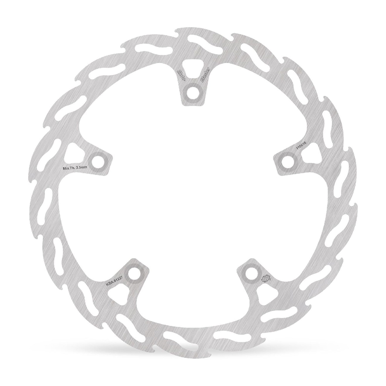 Moto-Master Bremsscheibe Flame vorn links starr mit ABE
