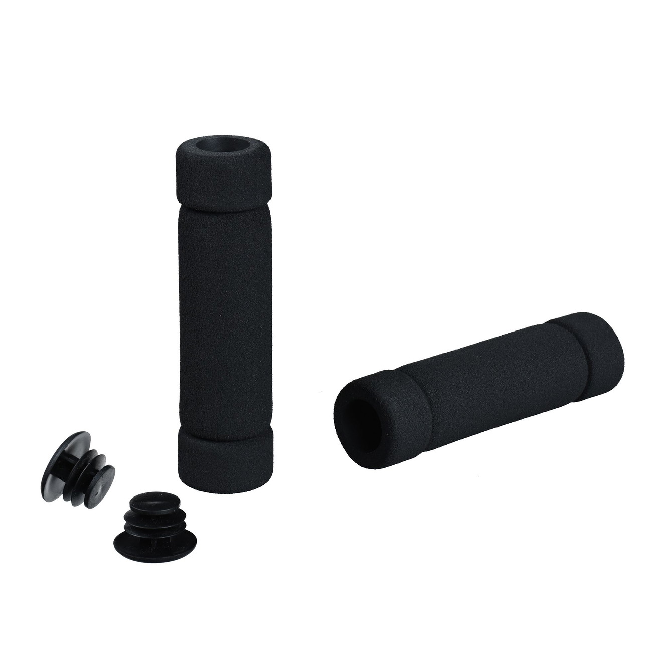 ScooterLibre Griffe Moosgummi schwarz Länge 125 mm aus Integralschaum