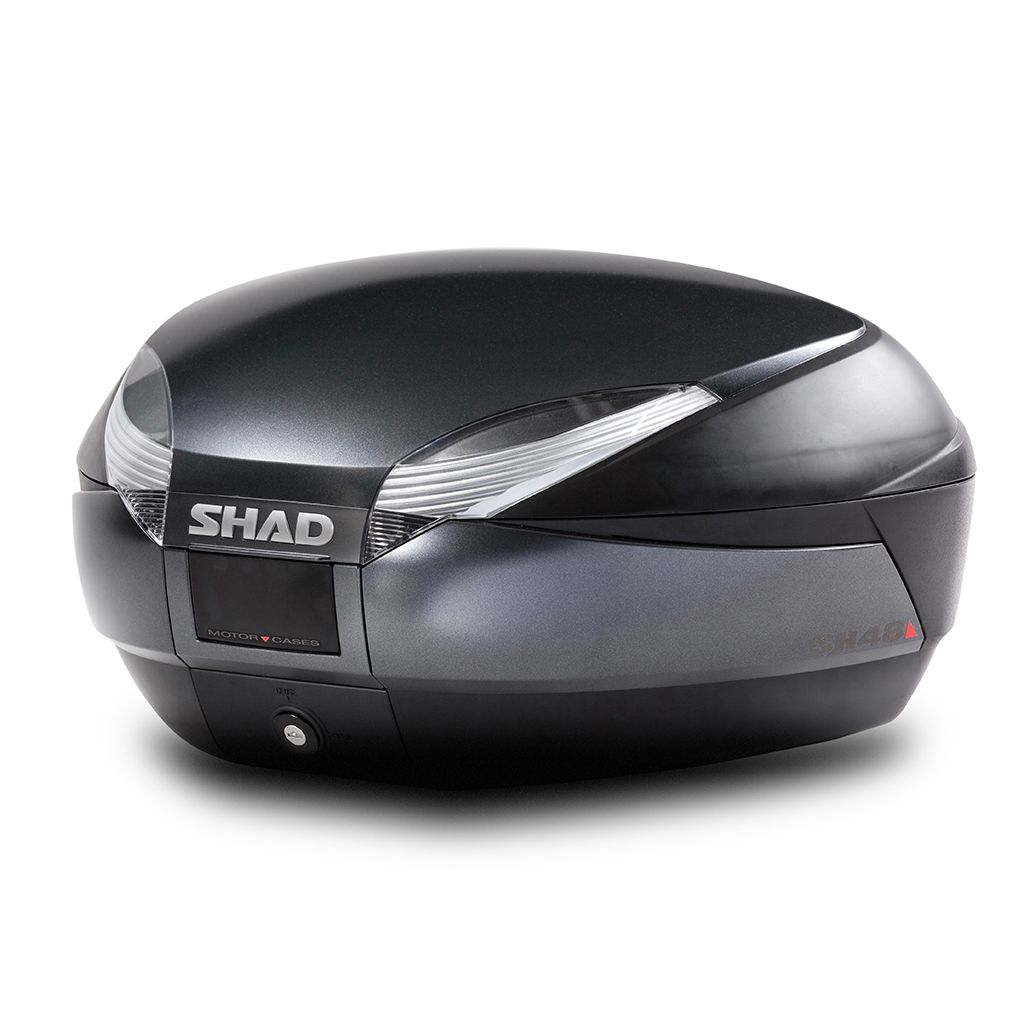 SHAD Topcase SH48 Dunkelgrau mit Trägerplatte