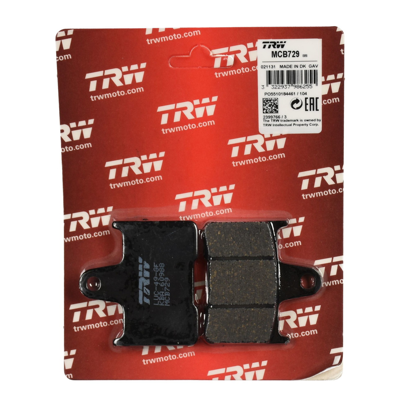 TRW Bremsbelag organisch MCB729