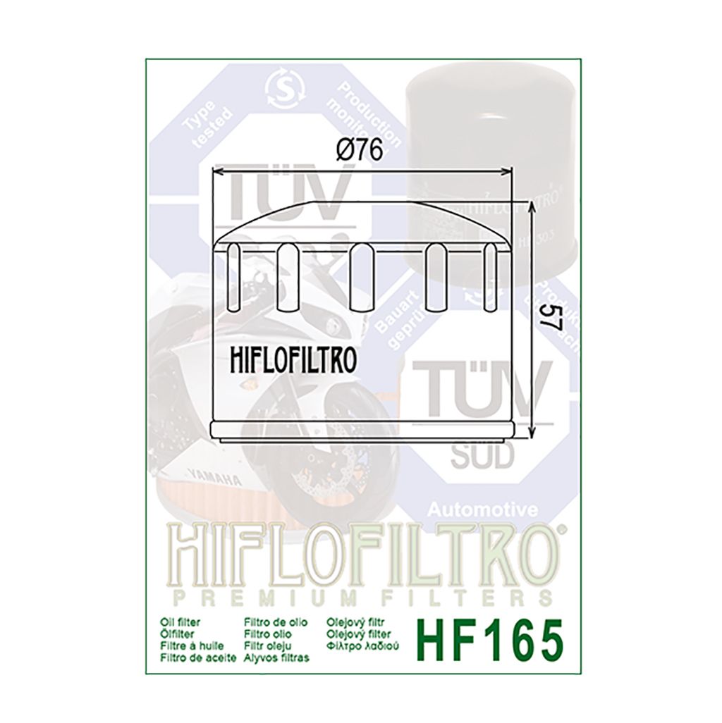 Hiflo Ölfilter Schwarz