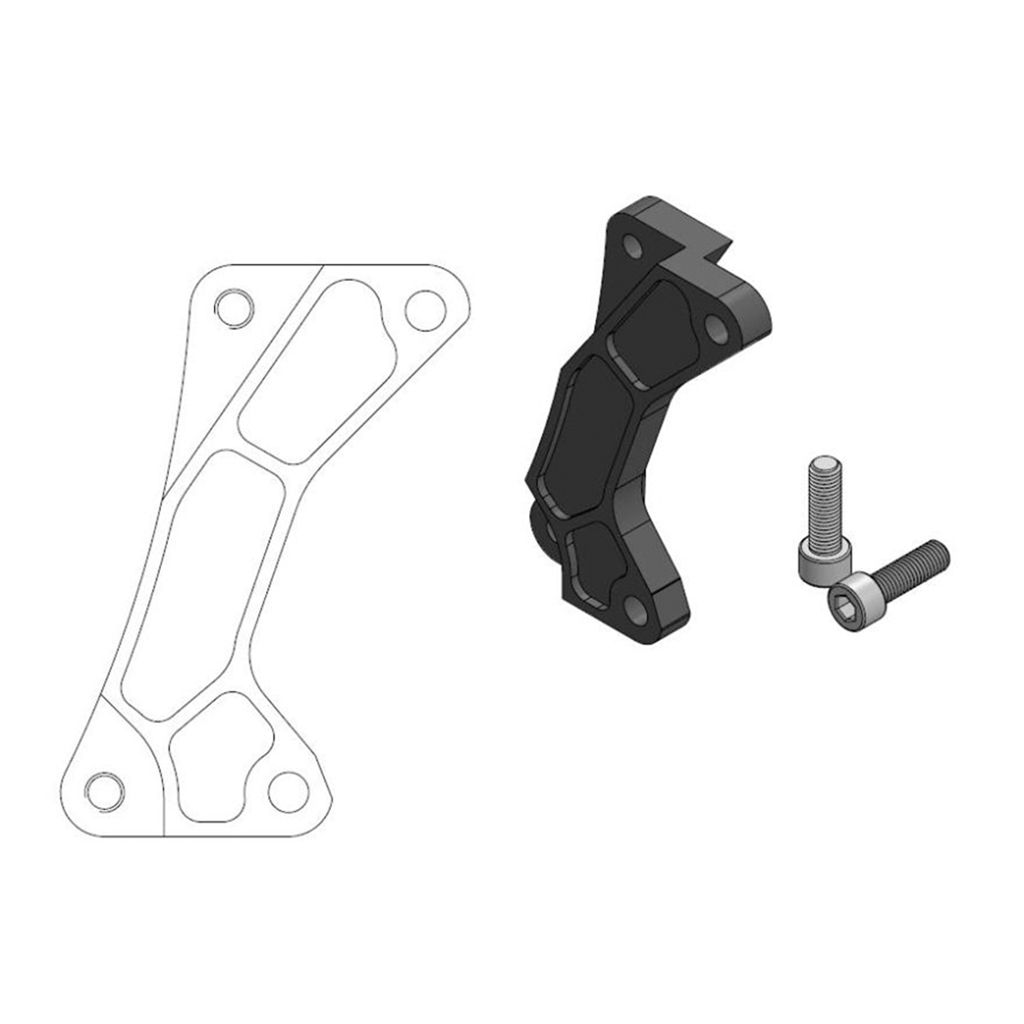 Moto-Master Bremssattel-Adapter Supermoto Street Adapter 320 mm Ø