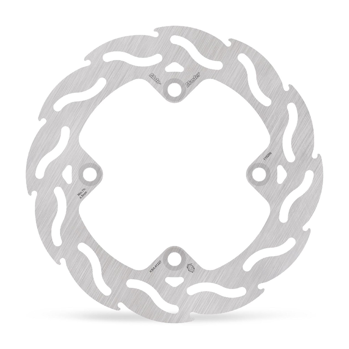 Moto-Master Bremsscheibe Flame hinten starr mit ABE