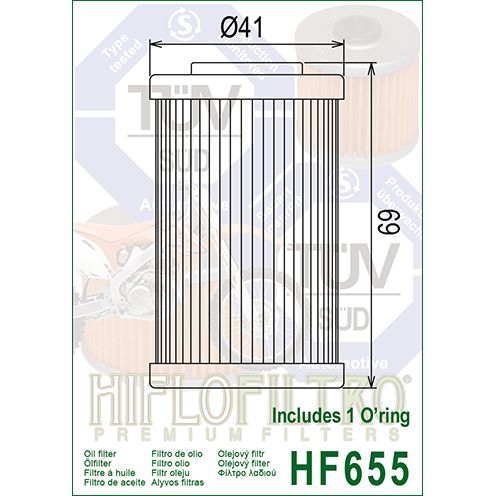 Hiflo Ölfilter HF655