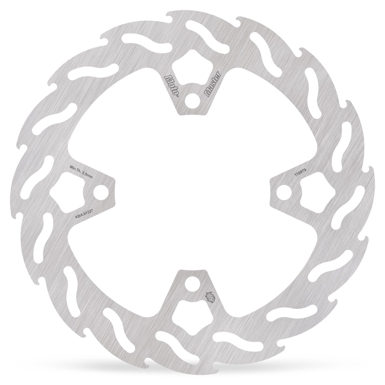 Moto-Master Bremsscheibe Flame hinten starr mit ABE