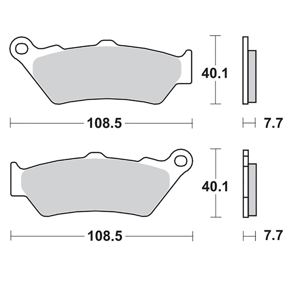 Moto-Master Bremsbelag RoadPRO Ceramic