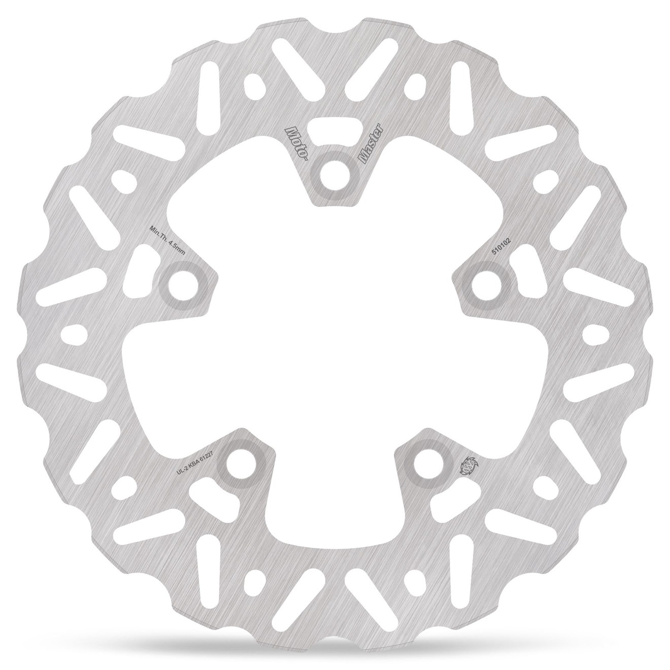 Moto-Master Bremsscheibe Nitro Road hinten starr mit ABE