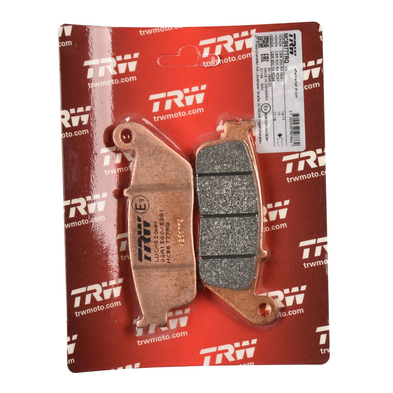TRW Bremsbelag Sinter Racing ABE