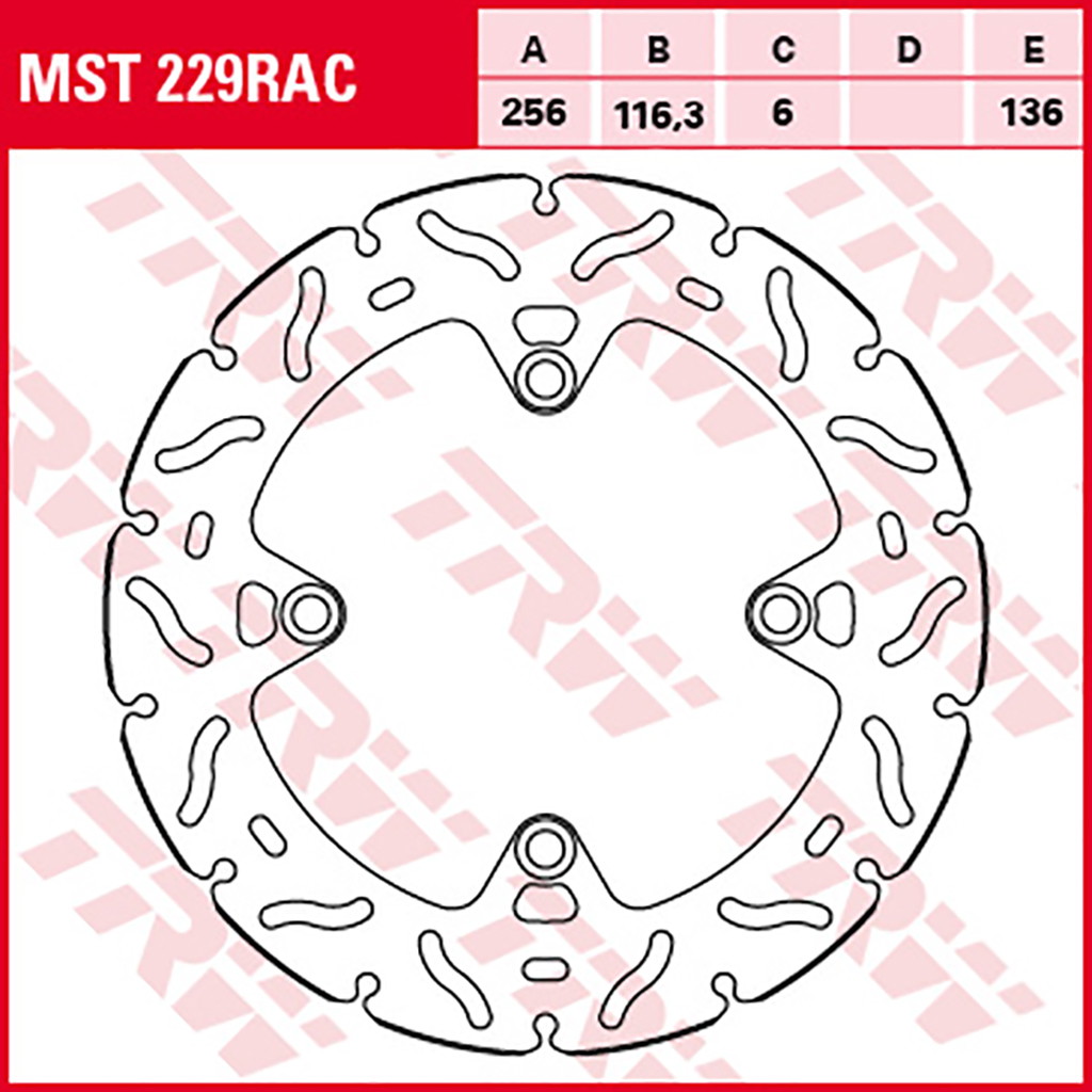 TRW Bremsscheibe MST229RAC
