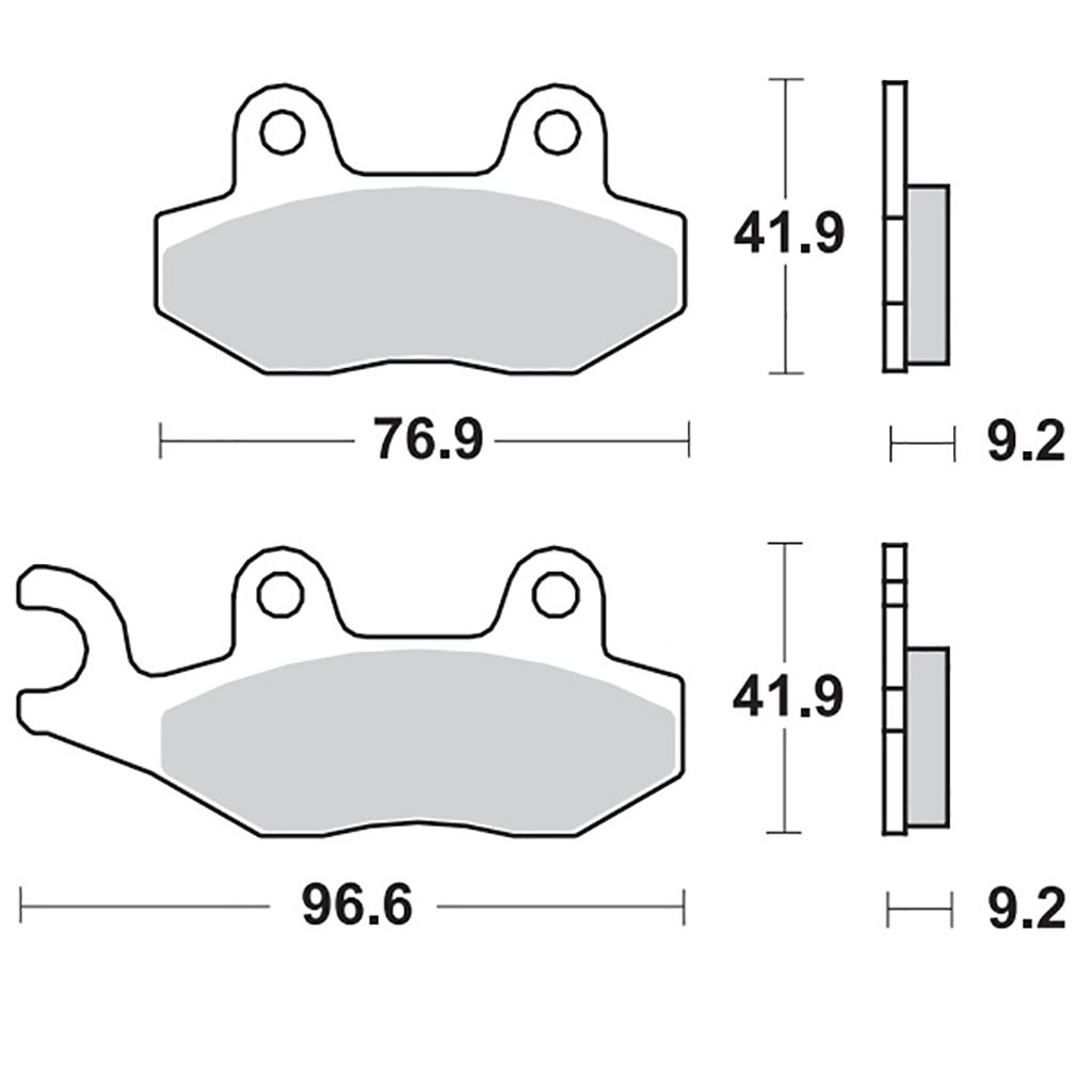 Moto-Master Bremsbelag RoadPRO Ceramic