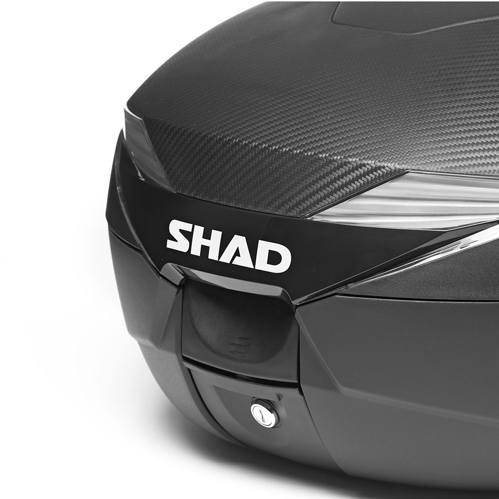 SHAD Topcase SH39 Carbon mit Trägerplatte