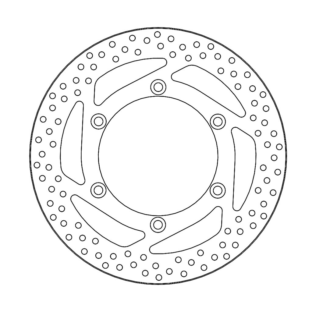 Moto-Master Bremsscheibe Halo vorn starr mit ABE