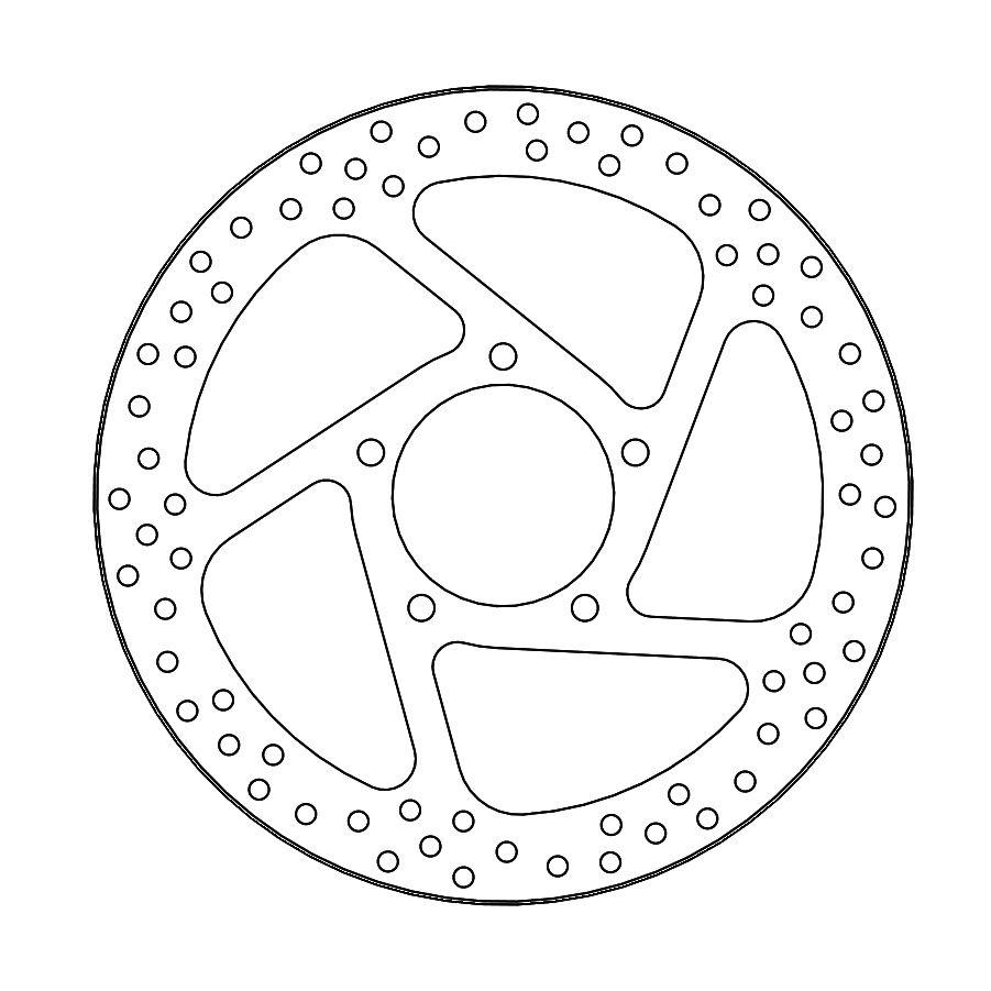 Moto-Master Bremsscheibe Halo hinten