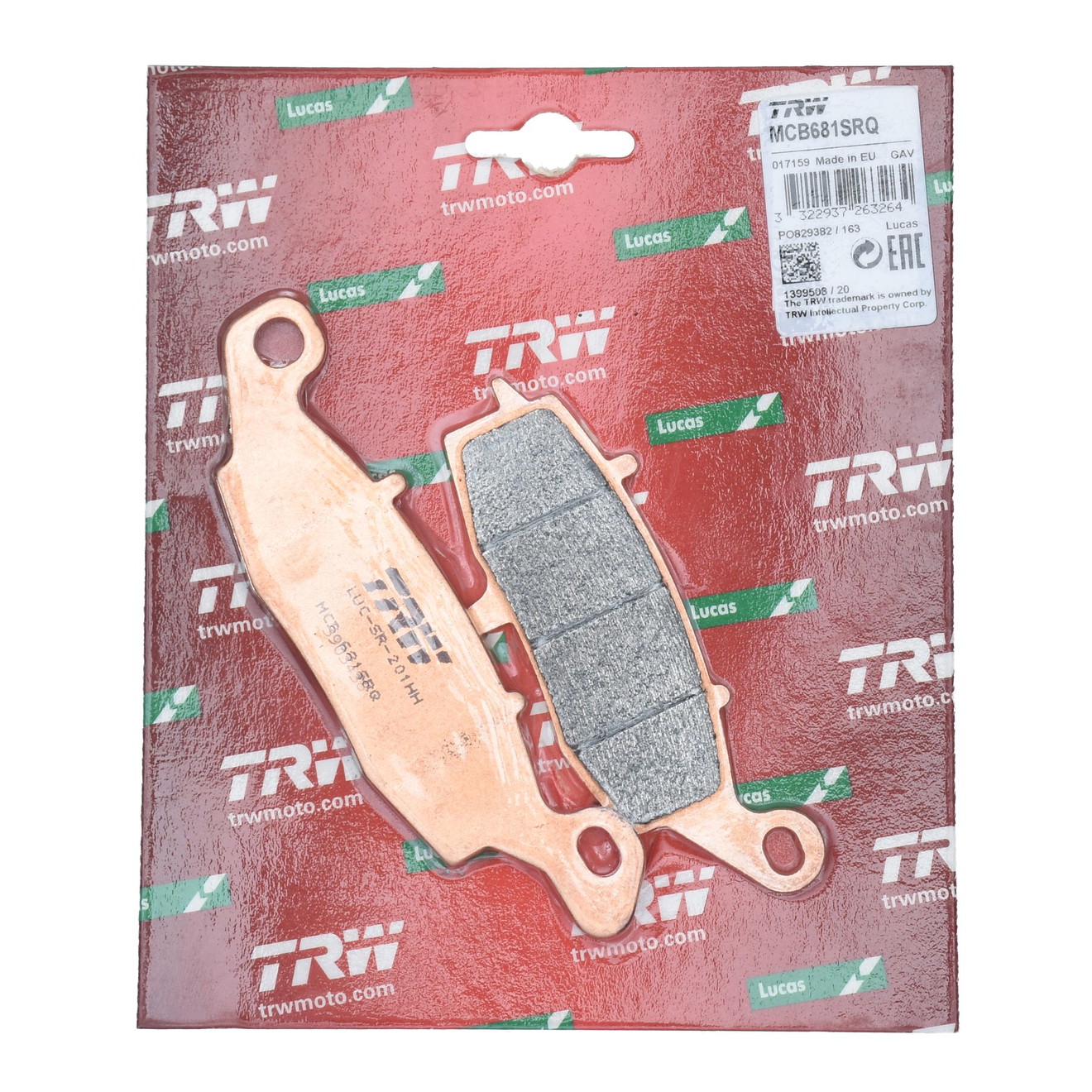 TRW Bremsbelag Sinter Racing