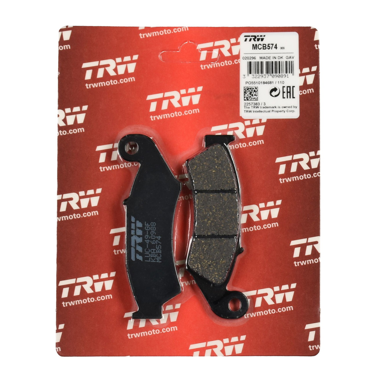 TRW Bremsbelag organisch MCB574