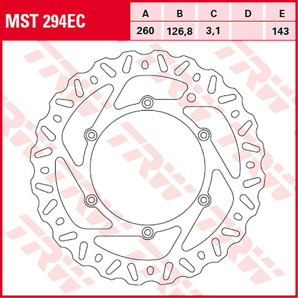 TRW Bremsscheibe Eco Offroad