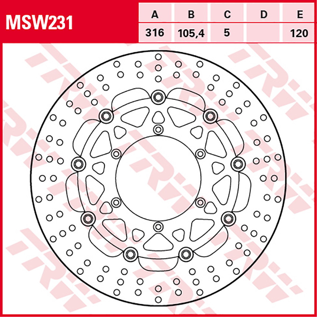 TRW Bremsscheibe