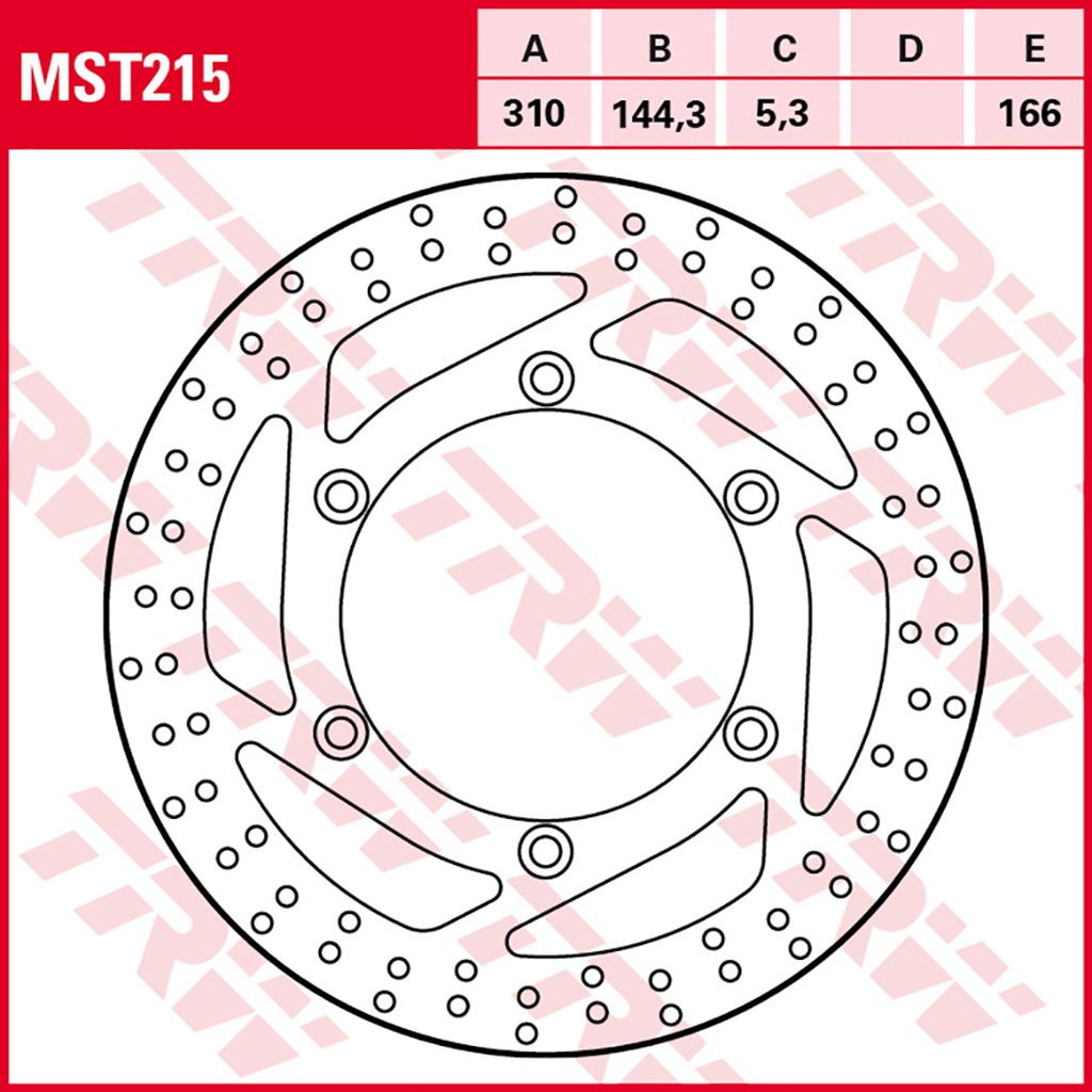 TRW Bremsscheibe MST215