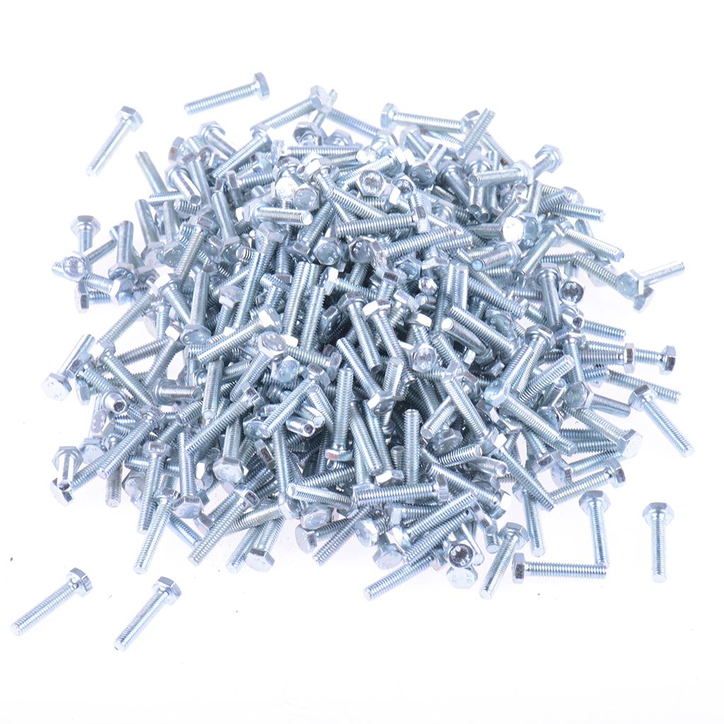MotoLibre Schraube M4 20mm sechskant 500er Set