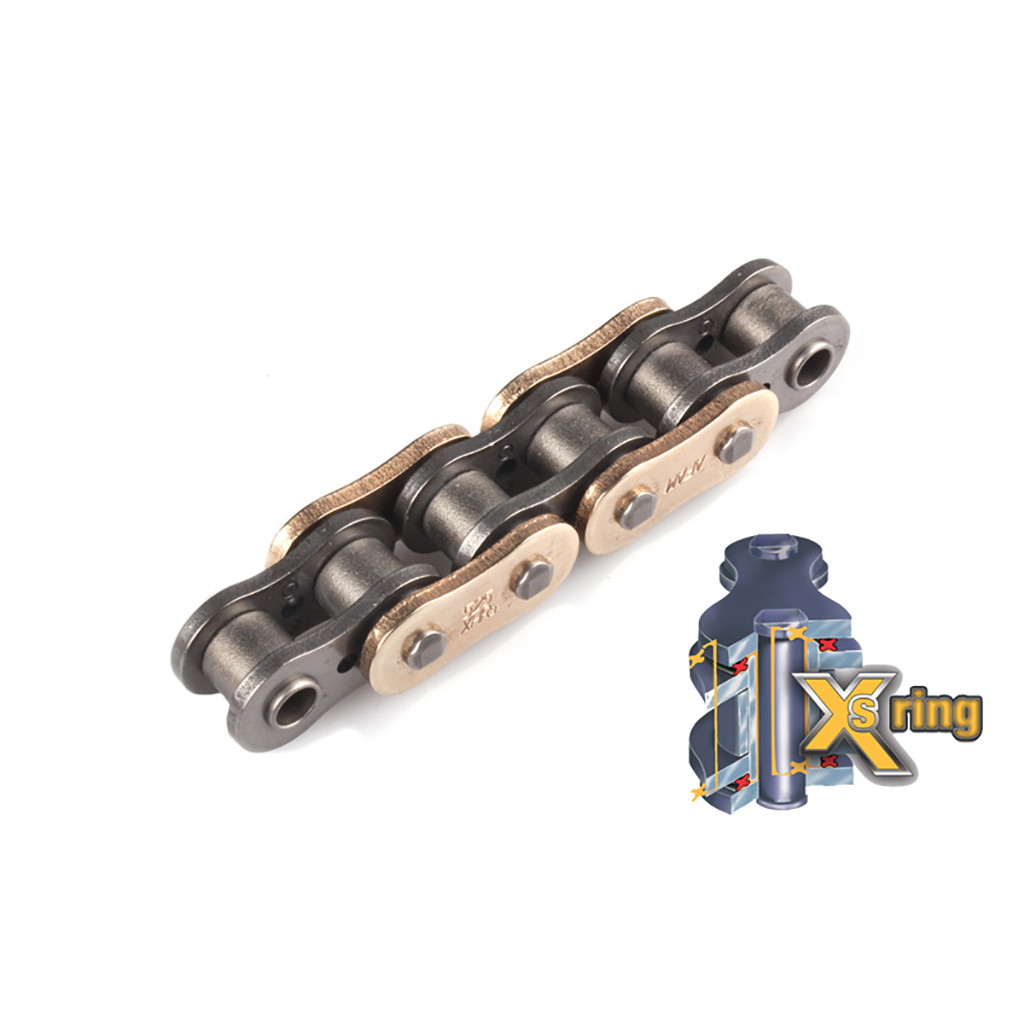 AFAM Kette 520 XRR3-G Xs-Ring 112 m. Clip-Schloss