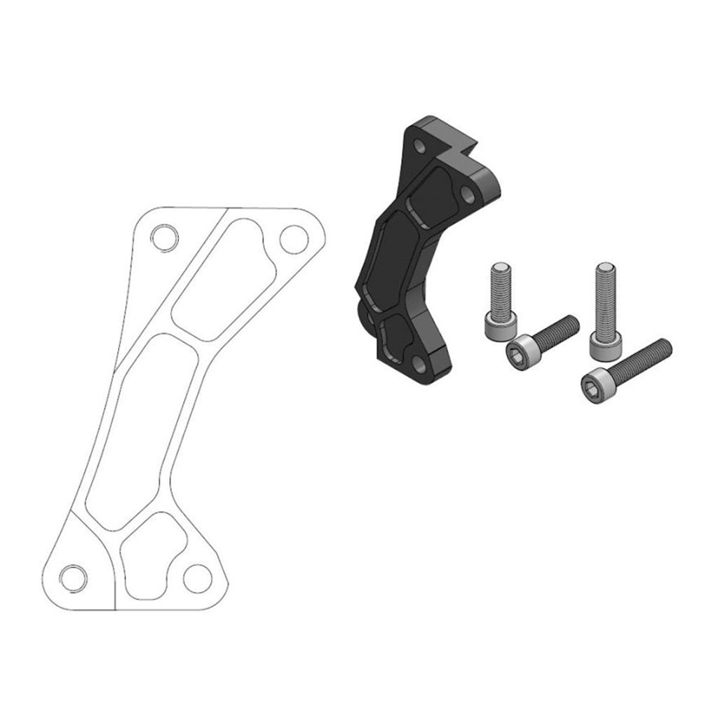 Moto-Master Bremssattel-Adapter Supermoto Street Adapter 320 mm Ø