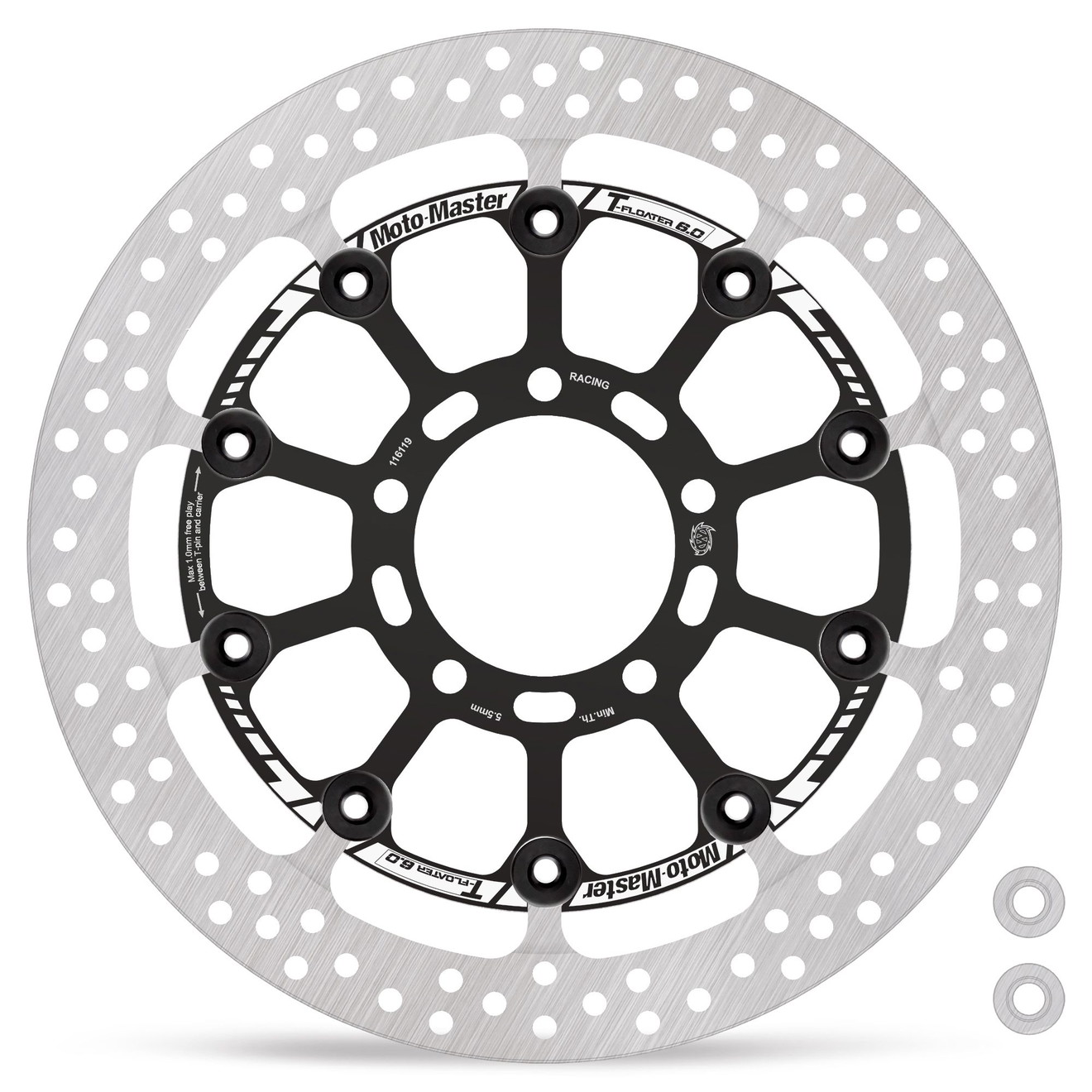 Moto-Master Bremsscheibe Halo T-Floater Racing Kit 320 - 6,0 mm