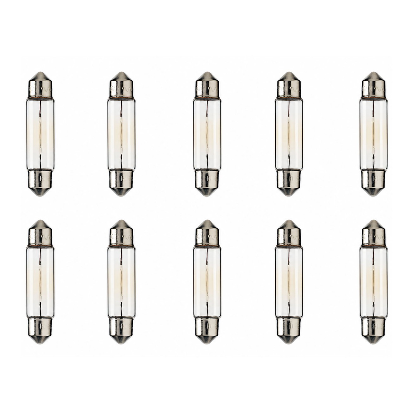 Flösser Lampen 12V 10W SV8.5 11x40 VPE10